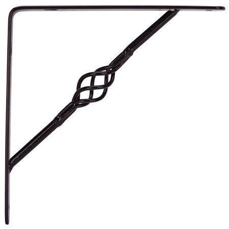 PROSOURCE Bracket Shelf Deco Blk 8X8In SB-017PS